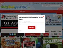 Tablet Screenshot of dailydealgrandisland.com